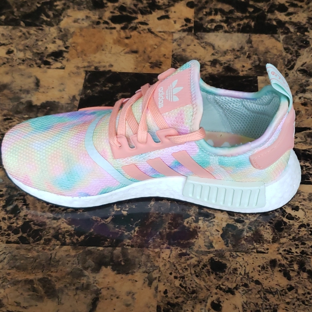 Adidas NMD R1 Tie Dye Athletic Sneakers - Size 8 - Picture 7 of 16
